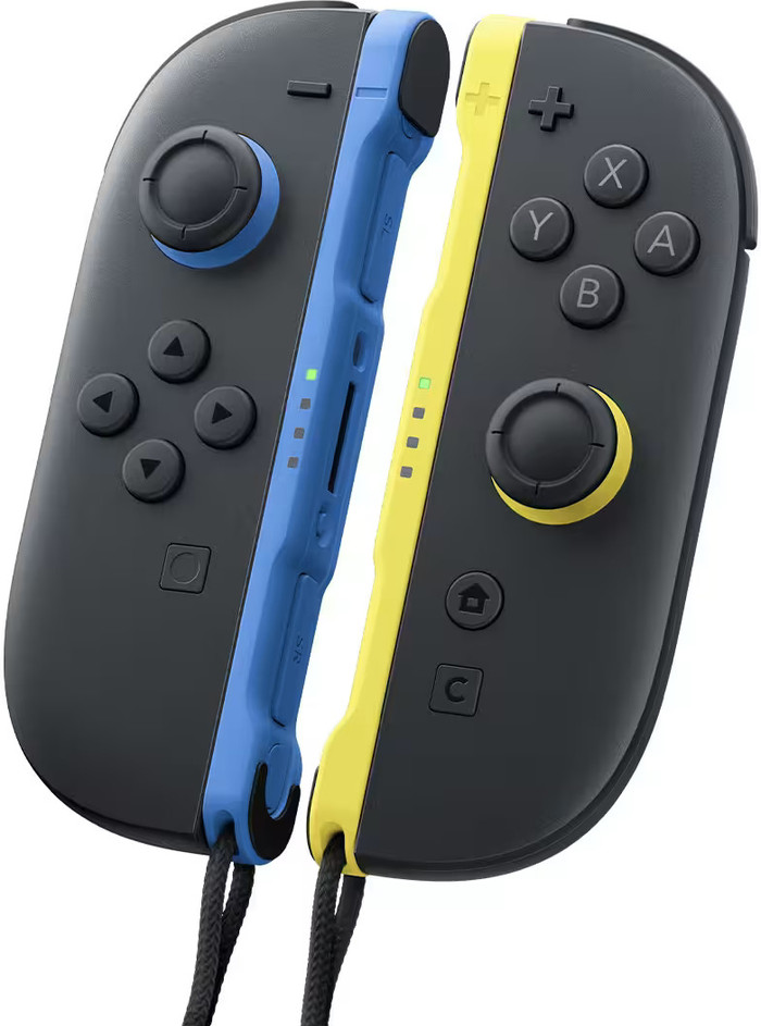 Nintendo Switch 2 Joy-Con set Blauw/Geel rechterkant