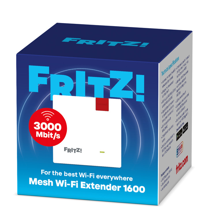 FRITZ! Mesh Wi-Fi Extender 1600 verpakking
