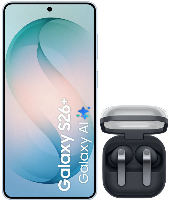 Samsung Galaxy S26 Plus 512GB Light Blue 5G + Samsung Galaxy Buds4 Pro Black Main Image