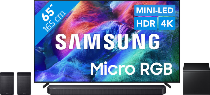 Samsung Micro RGB 65" R95H (2026) + Samsung HW-Q930H (2026) Main Image