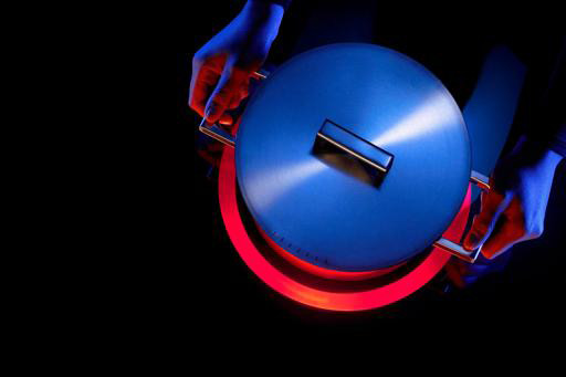 WMF Ultimate Cool Pannenset 5-delig + glazen deksel detail