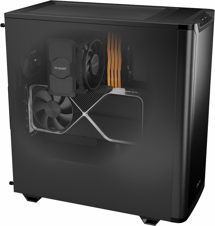 be quiet! PURE BASE 501 Zwart product in gebruik