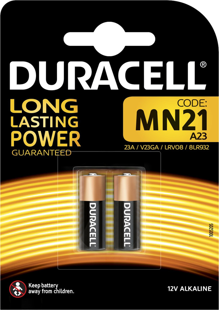 Duracell Specialty Alkaline MN21 battery 12V 2 pieces Main Image
