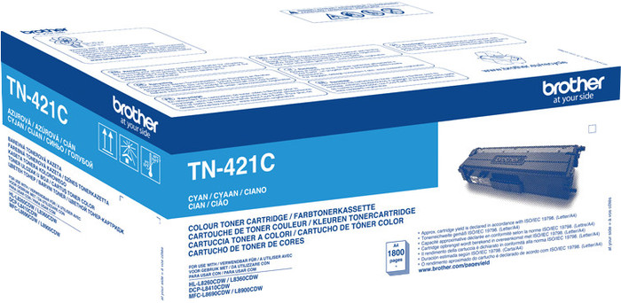 Brother TN-421 Toner Cartridge Cyan Main Image