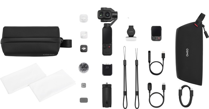DJI Osmo Pocket 4P (Pro) Creator Combo + BlueBuilt Microvezeldoekjes Main Image