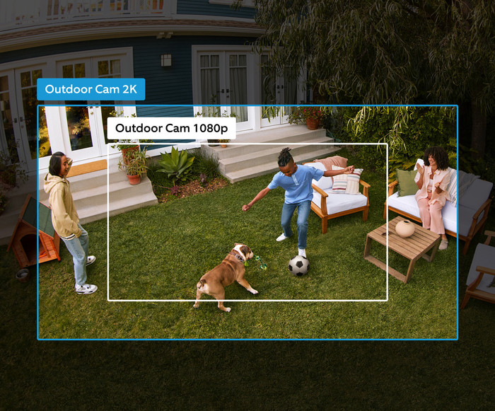 Ring Outdoor Camera Batterij 2e Generatie Zwart product in gebruik