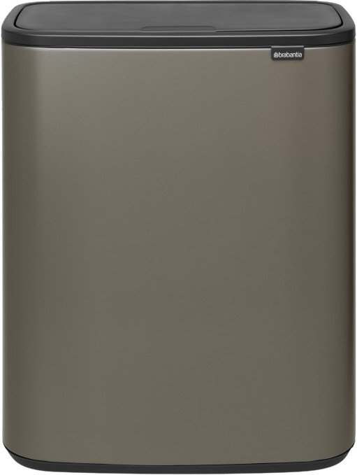 Brabantia Bo Touch Bin 2 x 30 Liter Platinum Main Image