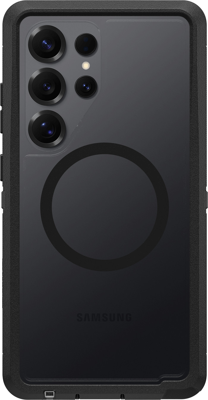 OtterBox Defender Samsung Galaxy S25 Ultra Back Cover met Magneet Transparant Zwarte Rand Main Image