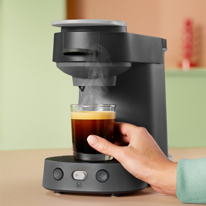 Philips koffiepadmachine Senseo Vibe CSA225/65 product in gebruik