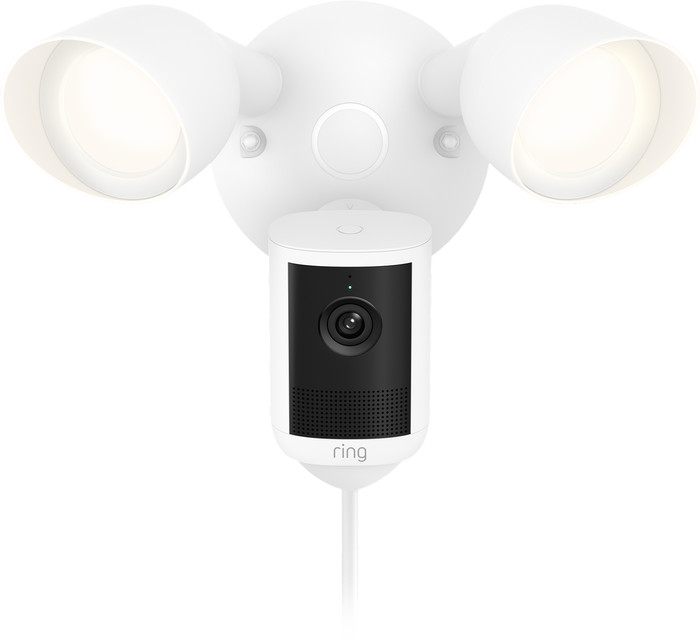 Ring Floodlight Camera 2e Generatie Wit voorkant