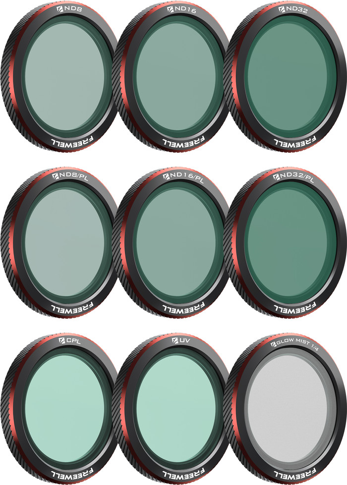 Freewell DJI Neo 2 Magnetic Filters Mega Kit 9-pack Main Image