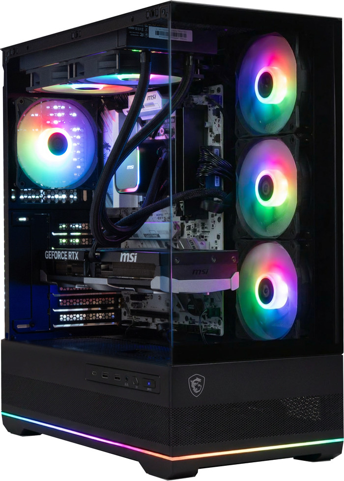 Cobalt x Powered by MSI - Tier 2 - RTX 5070 Ti - Ryzen 7 7800X3D - 32GB - 2TB SSD linkerkant