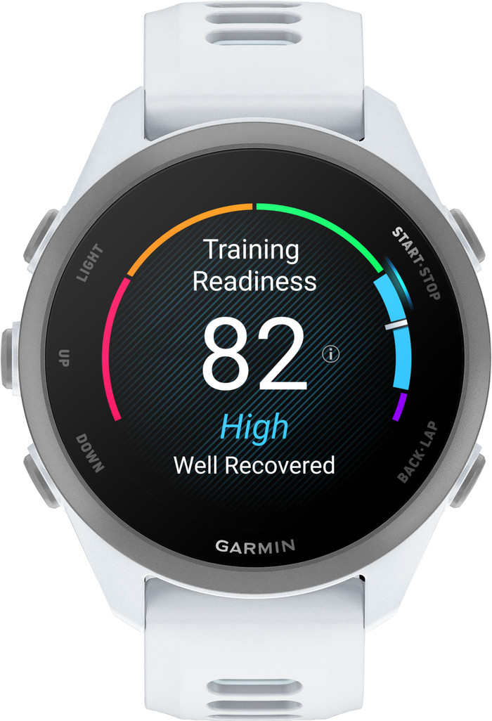 Garmin Forerunner 170 43 mm Wit voorkant