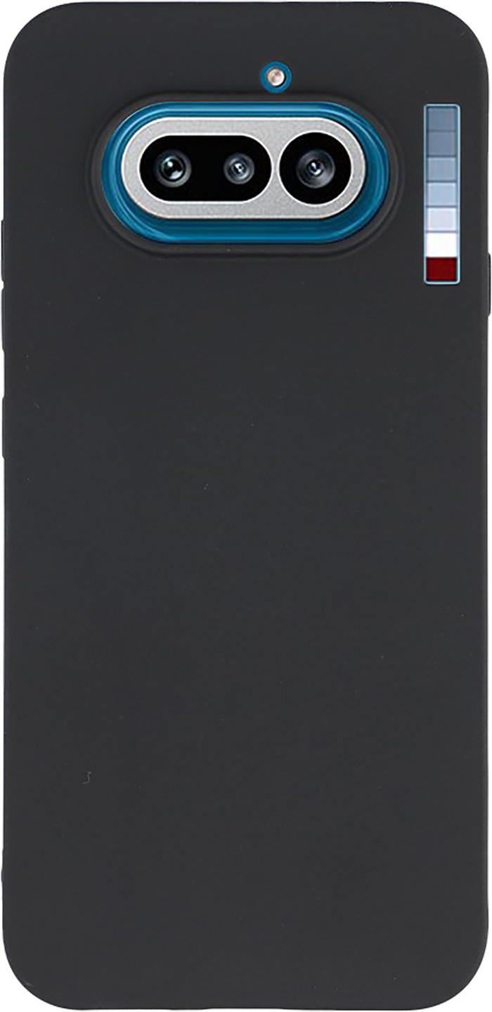 Just in Case KickLite Nothing Phone (4a) Back Cover Zwart Main Image