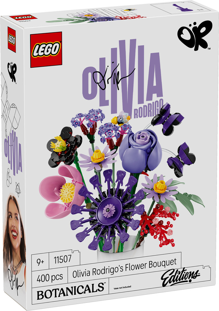 LEGO Editions Olivia Rodrigo's Bloemenboeket 11507 verpakking