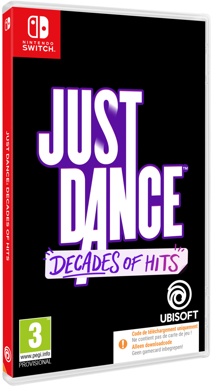 Just Dance Decades of Hits Nintendo Switch verpakking