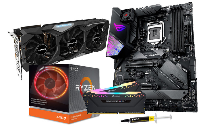 AMD Extreme Upgrade Kit + Gigabyte GeForce RTX 2080 Super Gaming OC 8GB Main Image