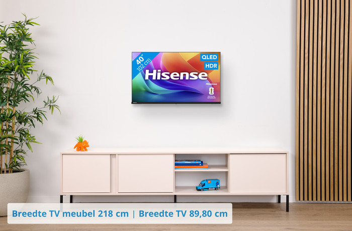 Hisense QLED 40" A59S (2026) visual Coolblue 1