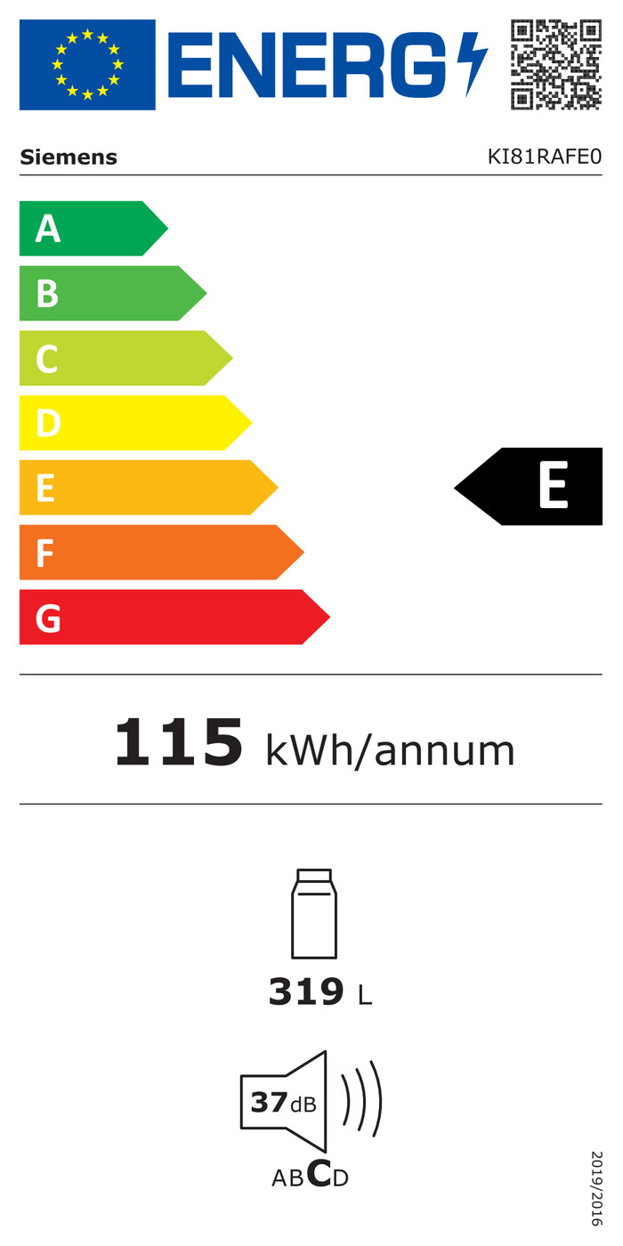 Siemens KI81RAFE0 energielabel