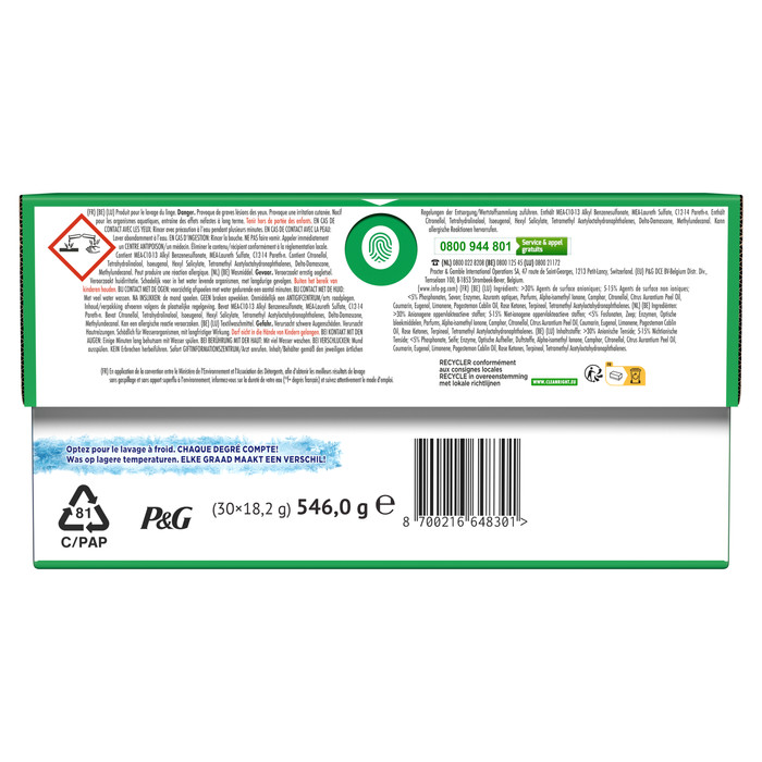 Ariel 3in1 Pods Original  - 120 units back