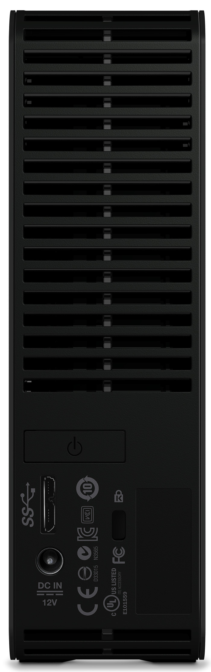 WD Elements Desktop 14TB achterkant
