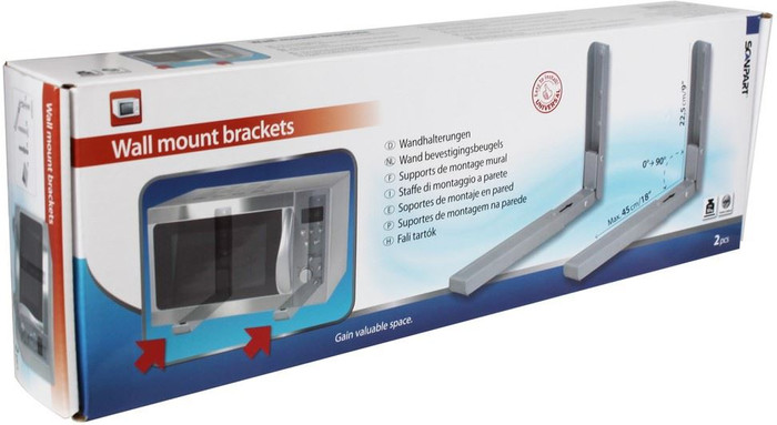 Scanpart Wall Mount Silver packaging
