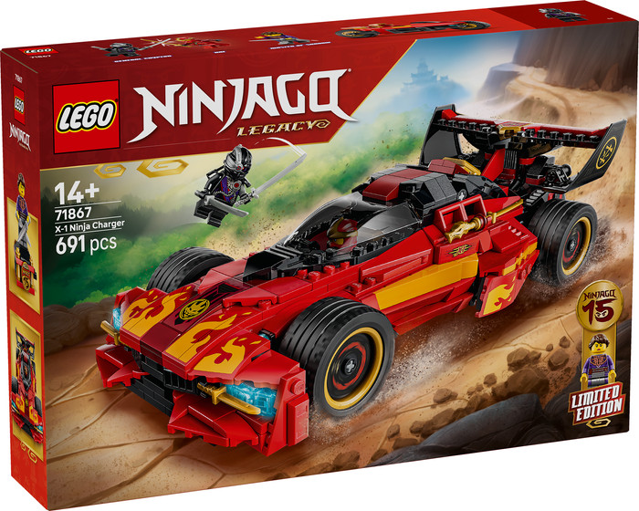 LEGO Ninjago 15-jarig jubileum: X-1 Ninja Charger 71867 verpakking