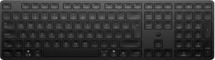 HP 490C Multi-Device Dual-Mode Toetsenbord en Muis Zwart QWERTY detail