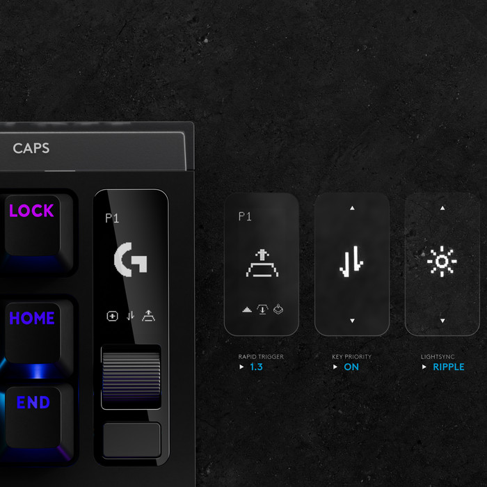 Logitech G PRO X2 RAPID TKL Gaming Toetsenbord Zwart Qwerty detail