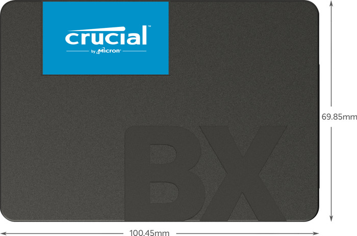 Crucial BX500 2,5 inch 2TB detail
