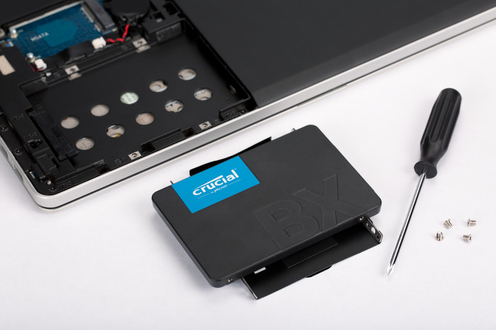 Crucial BX500 2,5 inch 2TB product in gebruik