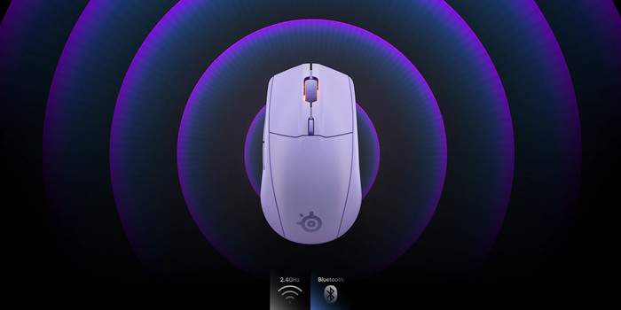 SteelSeries Rival 3 Gen 2 Draadloze Gaming Muis Lavendel visual leverancier
