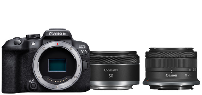 Canon EOS R10 + RF 50mm f/1.8 STM + RF-S 18-45mm f/4.5-6.3 IS STM Main Image