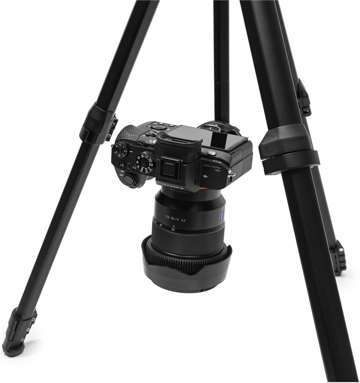 Peak Design Travel Tripod Aluminium product in gebruik