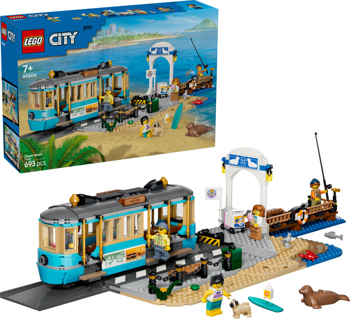 LEGO City Classic Beach Streetcar 60506 right side
