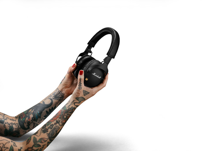 Marshall Monitor II ANC Zwart product in gebruik