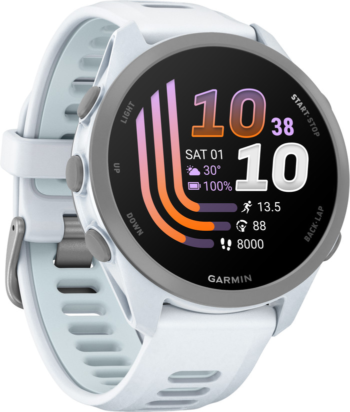 Garmin Forerunner 170 43 mm Wit rechterkant