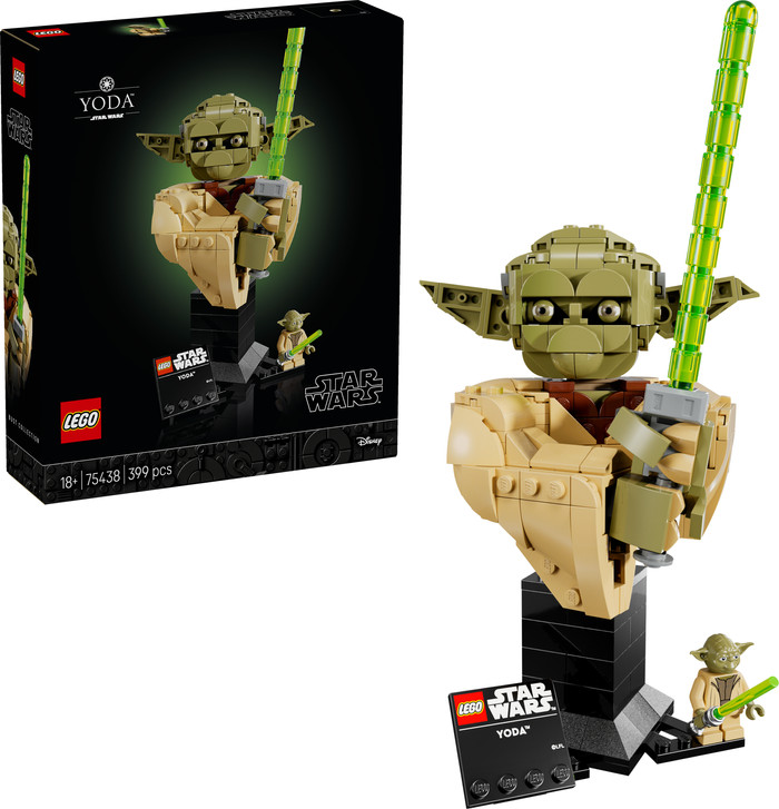 LEGO Star Wars Yoda Buste 75438 rechterkant