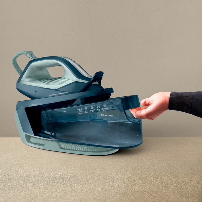 Tefal Power Pro Compact 300 SV6221 product in gebruik