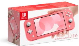 Nintendo Switch Lite Koraal + Bigben Officiële Nintendo Switch Lite Beschermtas accessoire