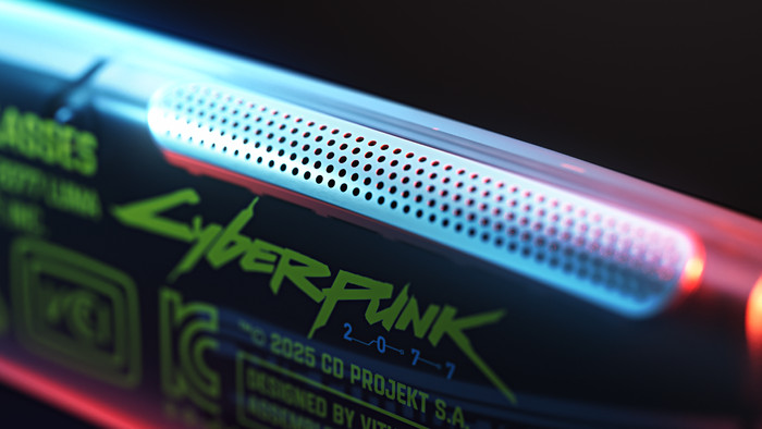 VITURE x Cyberpunk 2077 Luma Cyber XR bril visual leverancier
