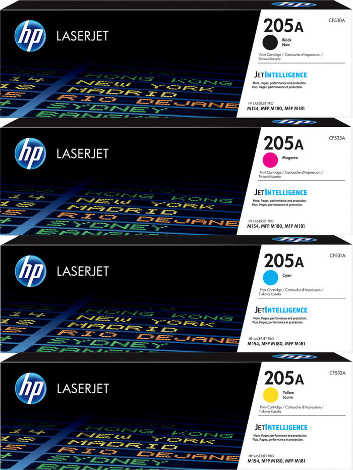 HP 205A Toners Combo Pack Main Image