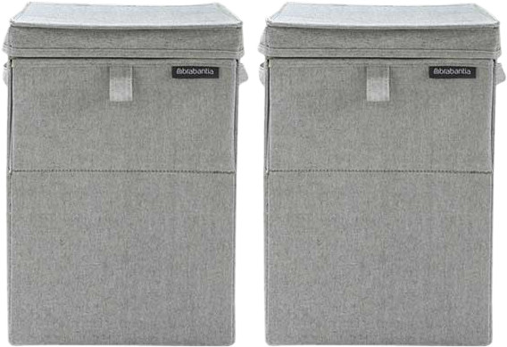 Brabantia Laundry Boxes Gray Duo Pack Main Image