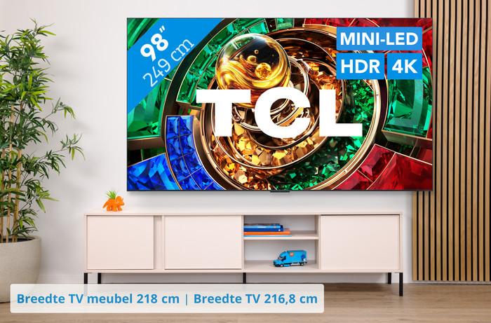 TCL RGB Mini-led 98" RM9L (2026) visual Coolblue 1