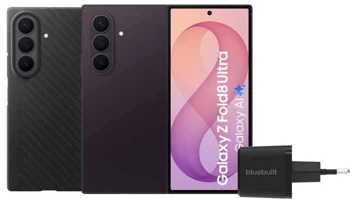 Samsung Galaxy Z Fold 8 Ultra 256GB Paars 5G + Accessoirepakket Main Image