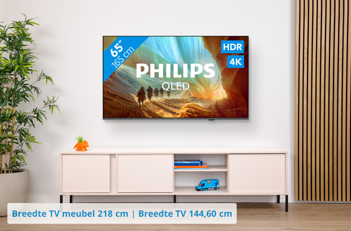 Philips QLED 65" PQS7801 (2026) visual Coolblue 1