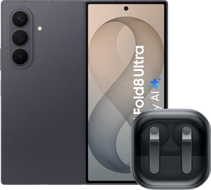 Samsung Galaxy Z Fold 8 Ultra 256GB Zwart 5G + Samsung Galaxy Buds4 Pro Zwart Main Image