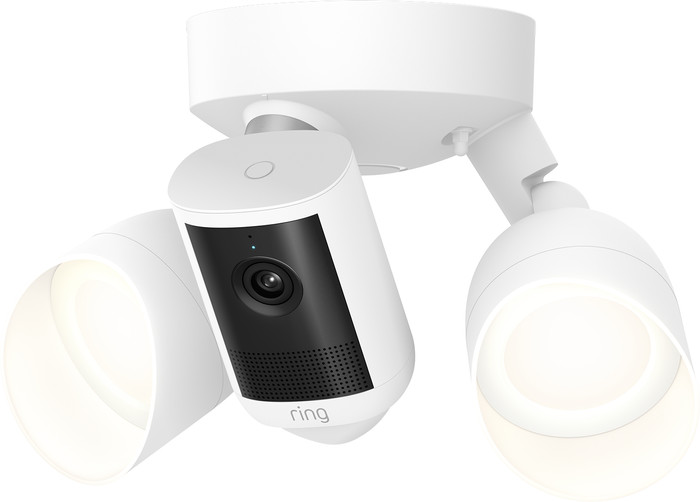 Ring Floodlight Camera 2e Generatie Wit rechterkant