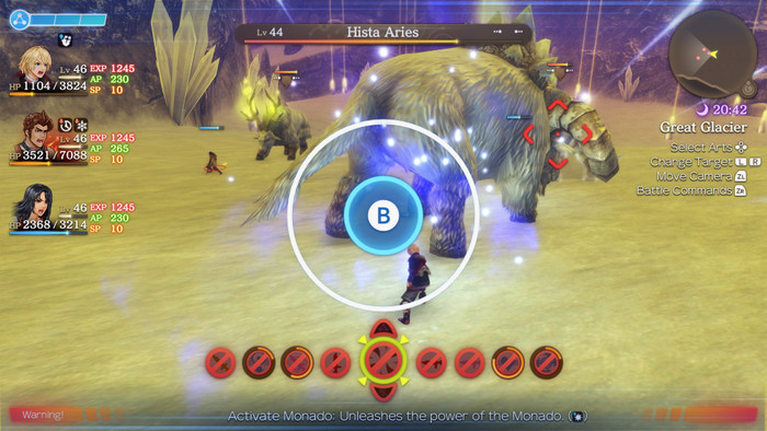 Xenoblade Chronicles: Definitive Edition Nintendo Switch 2 Edition product in gebruik