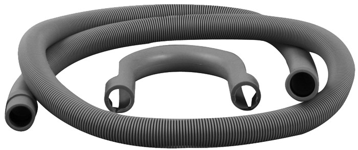 BlueBuilt Drain Hose (1.5 meters) with Extension Piece for Washing Machines and Dishwashers front